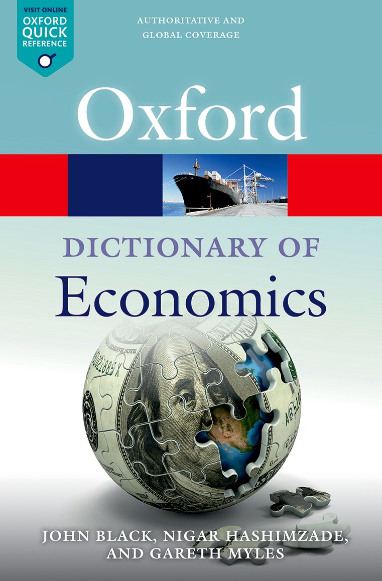 A Dictionary Of Economics Hashimzade Nigar Myles Gareth Black