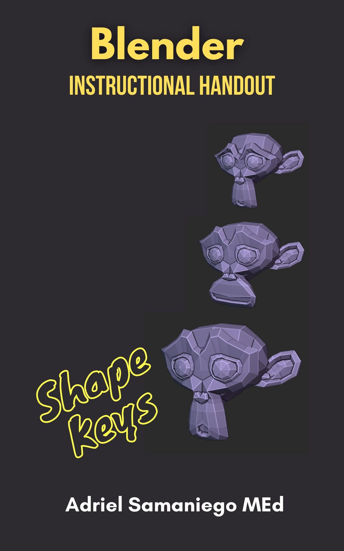 Blender Instructional Handouts How To Animate With Shape Keys Samaniego Med