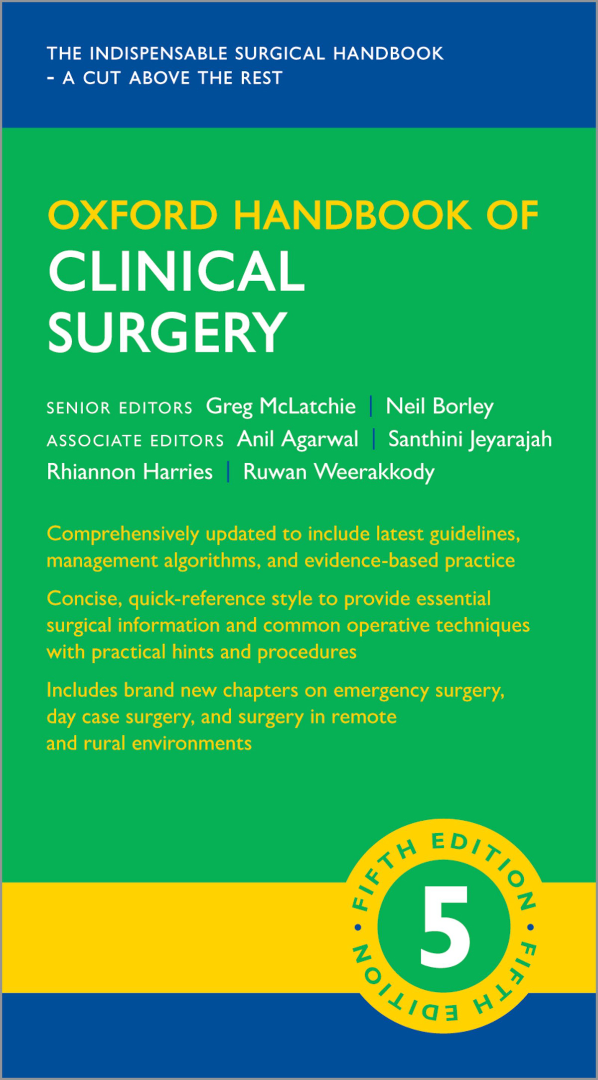 Oxford Handbook Of Clinical Surgery 5e Agarwal Aniljeyarajah