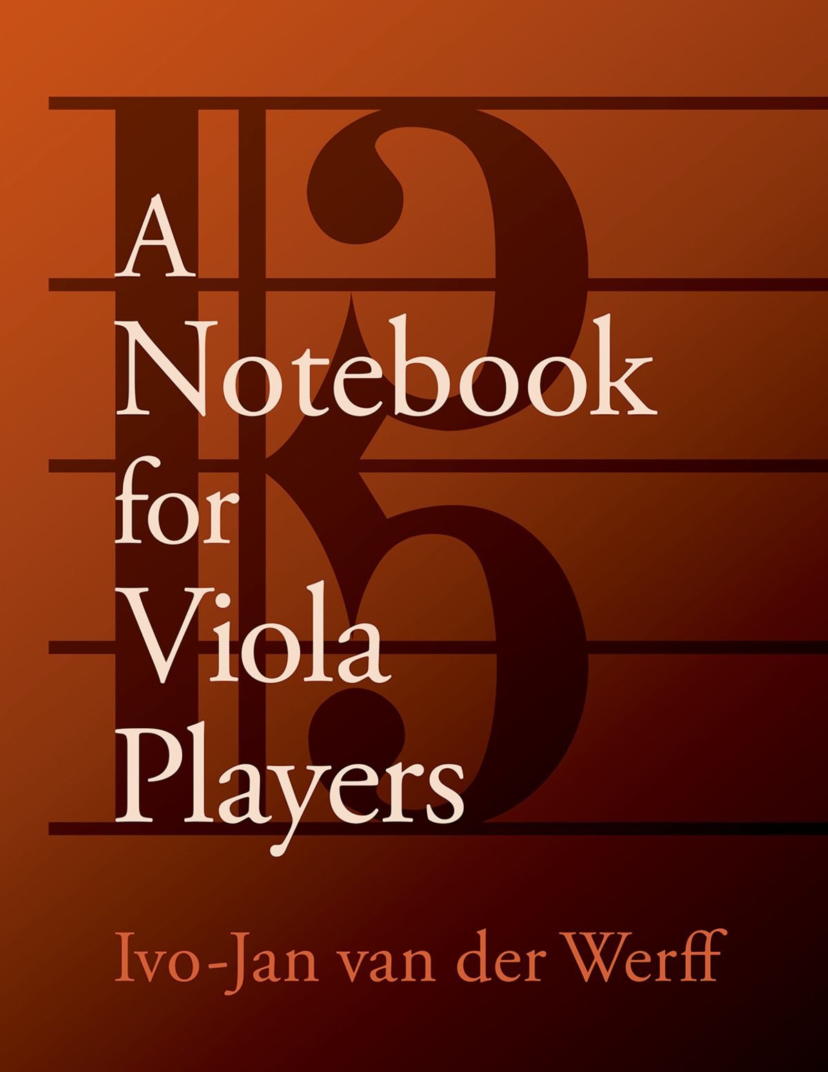 A Notebook For Viola Players Van Der Werff Ivojan