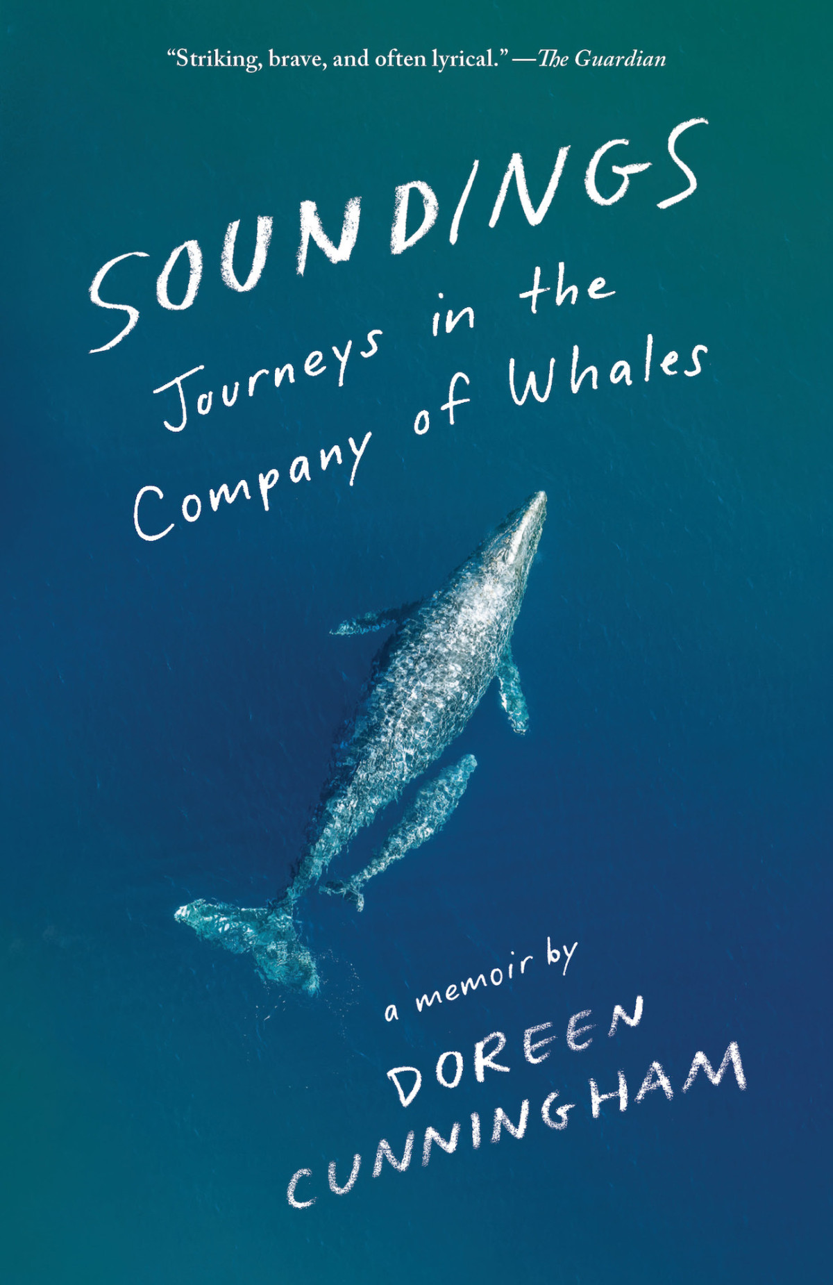 Soundings Journeys In The Company Of Whales A Memoir Doreen Cunningham