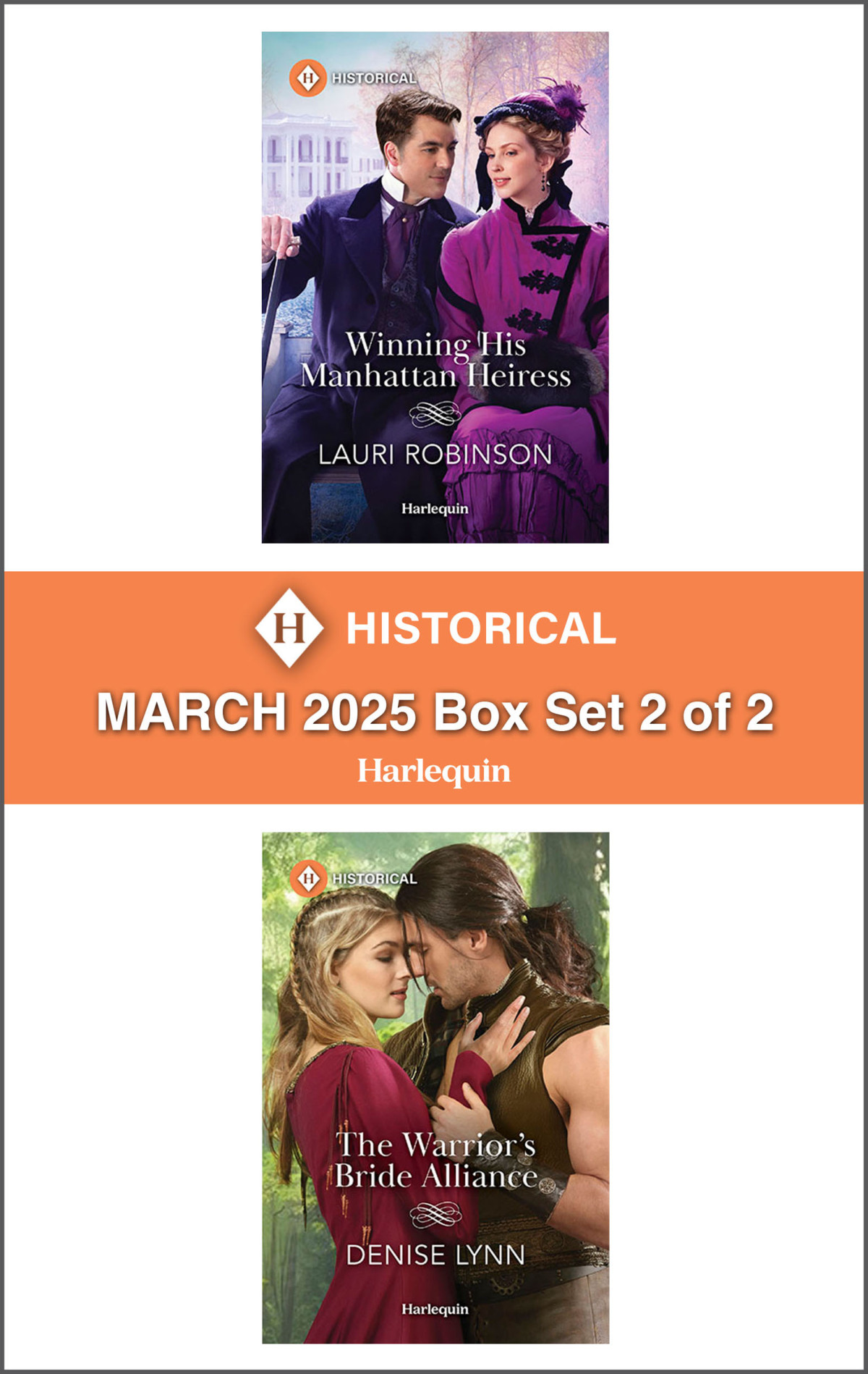 Harlequin Historicalmarch 2025box Set 2 Of 2 Lauri Robinson