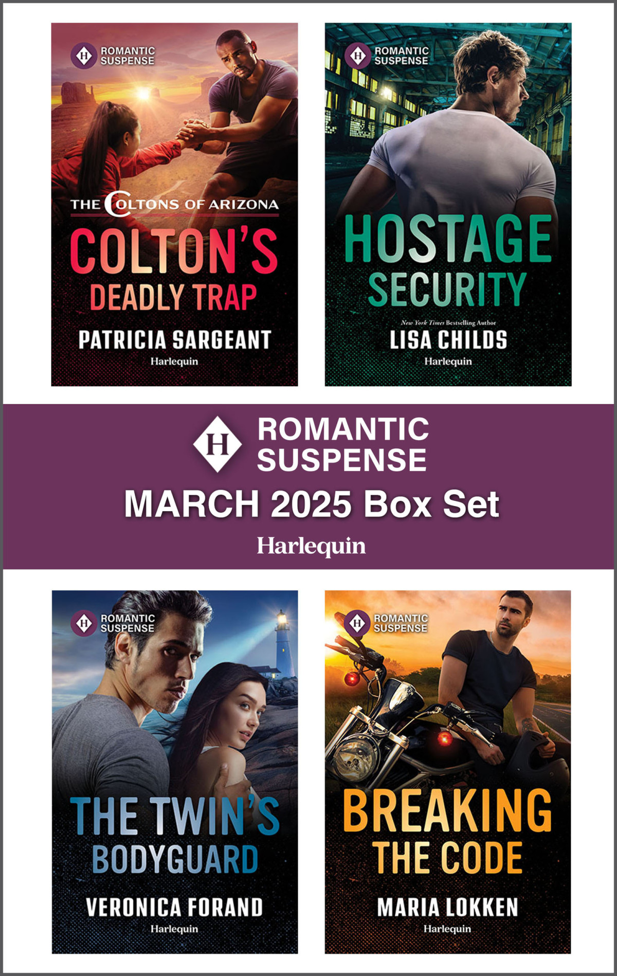 Harlequin Romantic Suspense March 2025box Set Patricia Sargeant