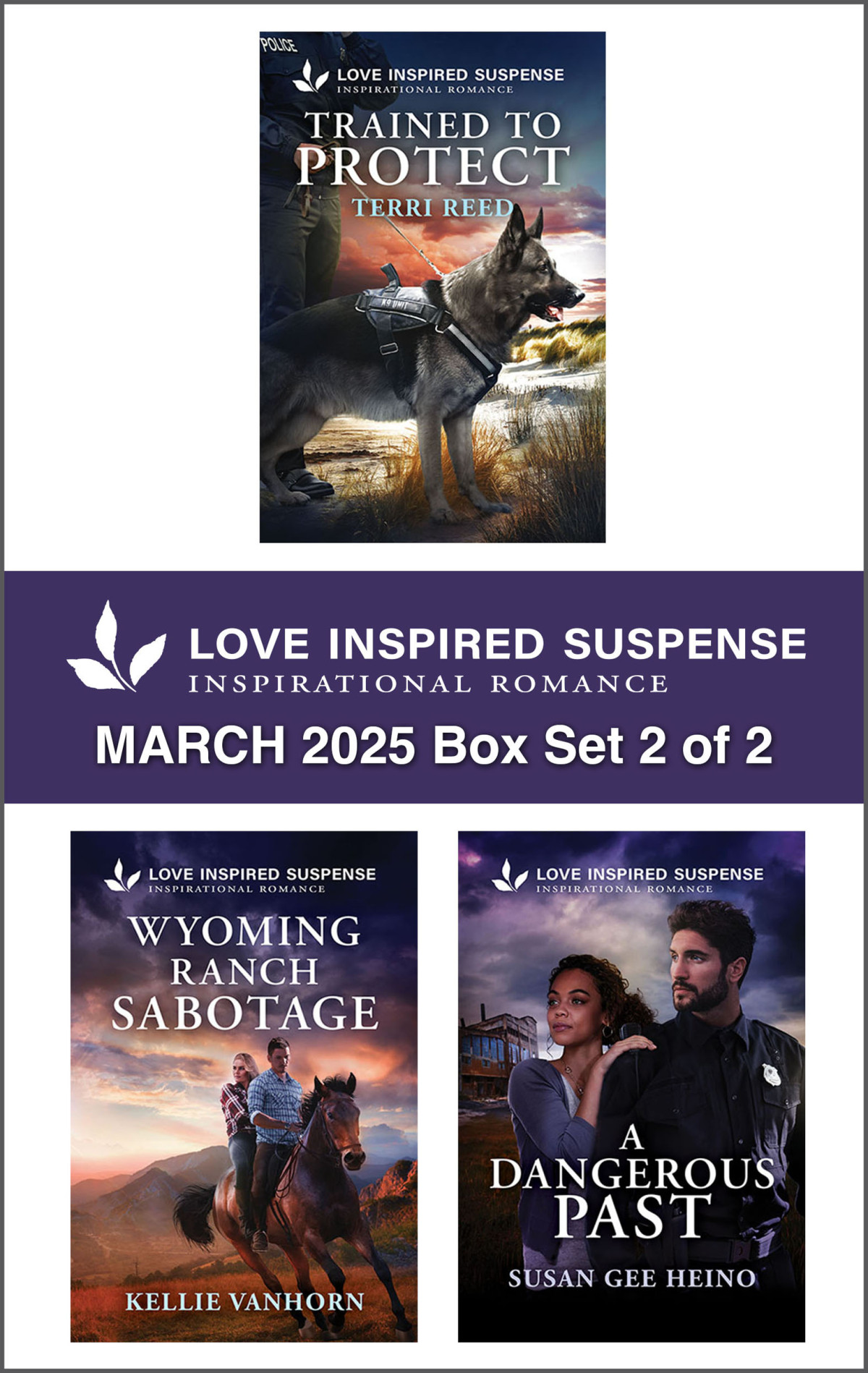 Love Inspired Suspense March 2025 Box Set 2 Of 2 Terri Reed Kellie Vanhorn And Susan Gee Heino