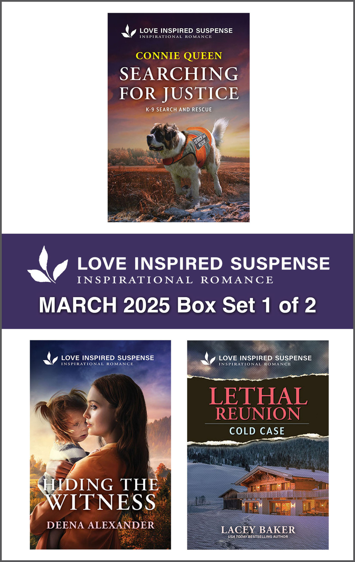 Love Inspired Suspense March 2025 Box Set 1 Of 2 Connie Queen