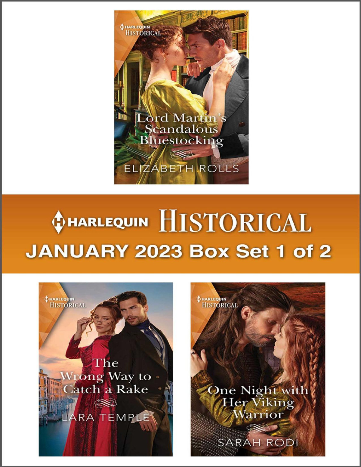 Harlequin Historical January 2023 Box Set 1 Of 2 Elizabeth Rolls