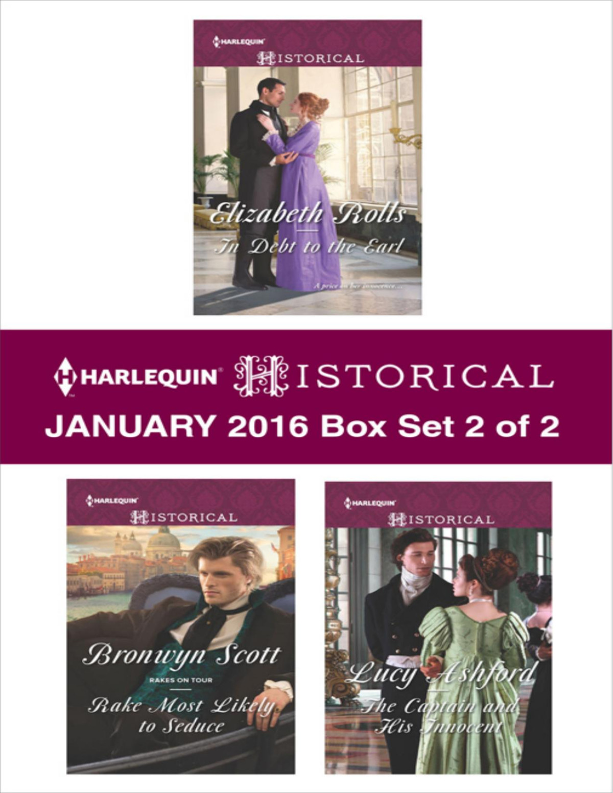 Harlequin Historical January 2016 Box Set 2 Of 2 Elizabeth Rolls