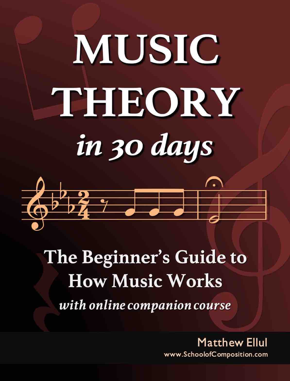 Music Theory In 30 Days The Beginners Guide To How Music Works With Online Companion Course Practical Music Theory Book 2 Ellul