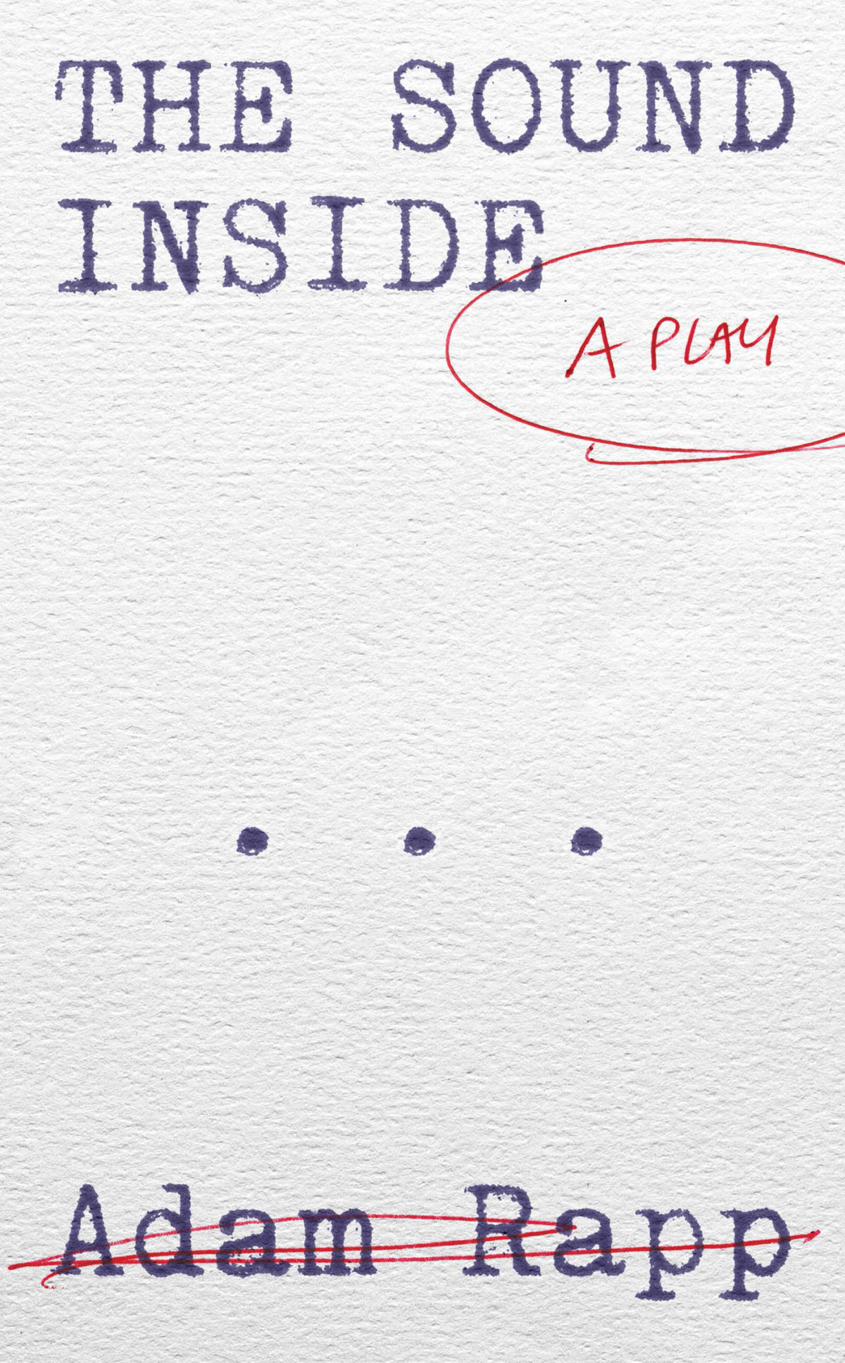 The Sound Inside Adam Rapp