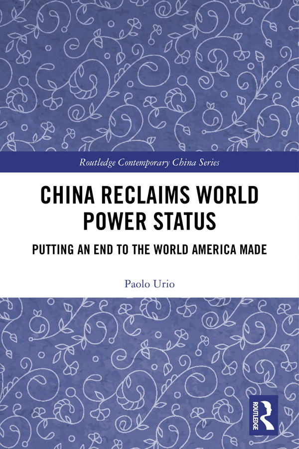 China Reclaims World Power Status Paolo Urio