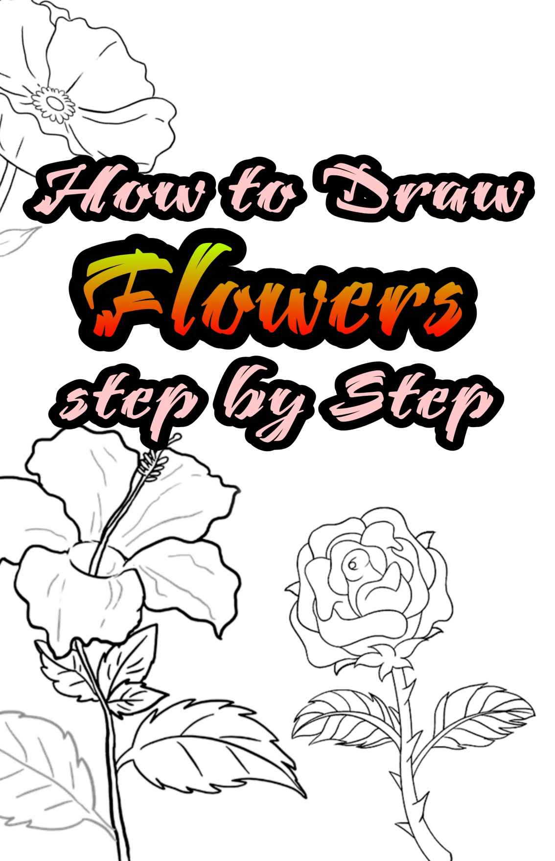 How To Draw Flowers Step By Step Delgado Teo