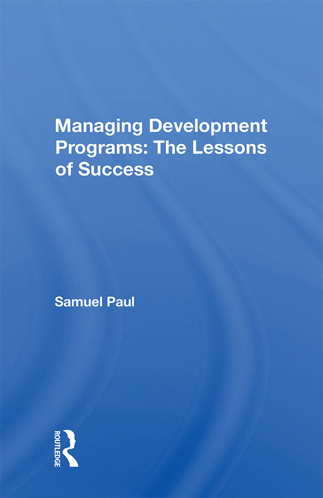 Managing Development Programs Samuel Paul