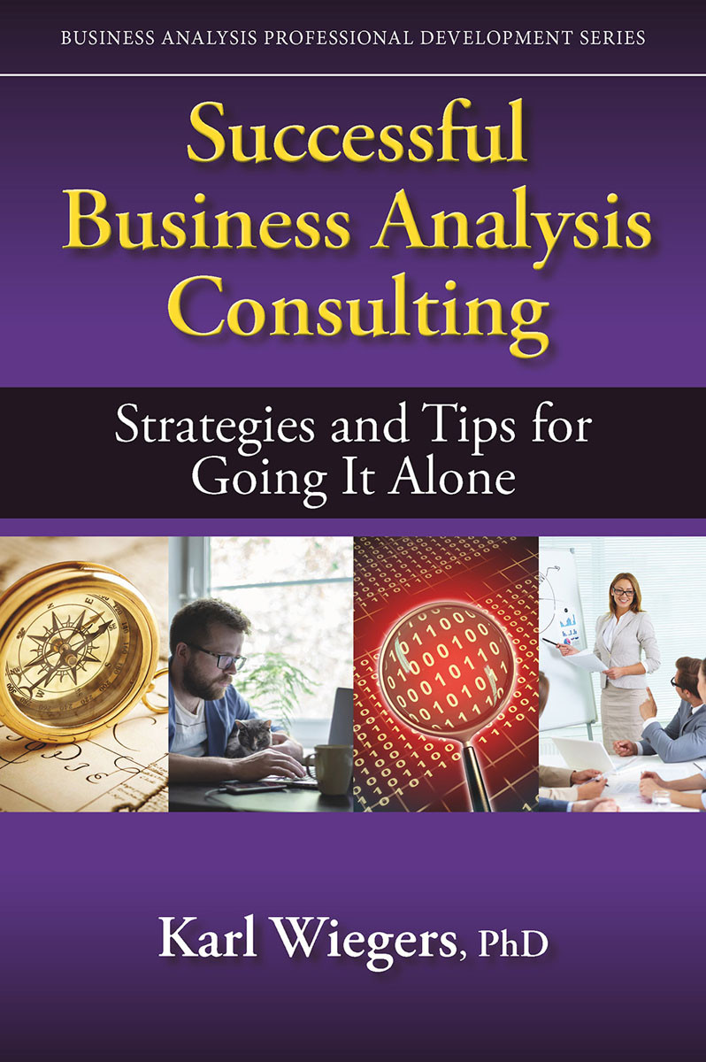 Successful Business Analysis Consulting Karl Wiegers