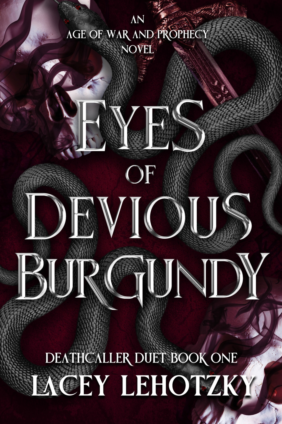 Eyes Of Devious Burgundy Deathcaller Duet Lacey Lehotzky