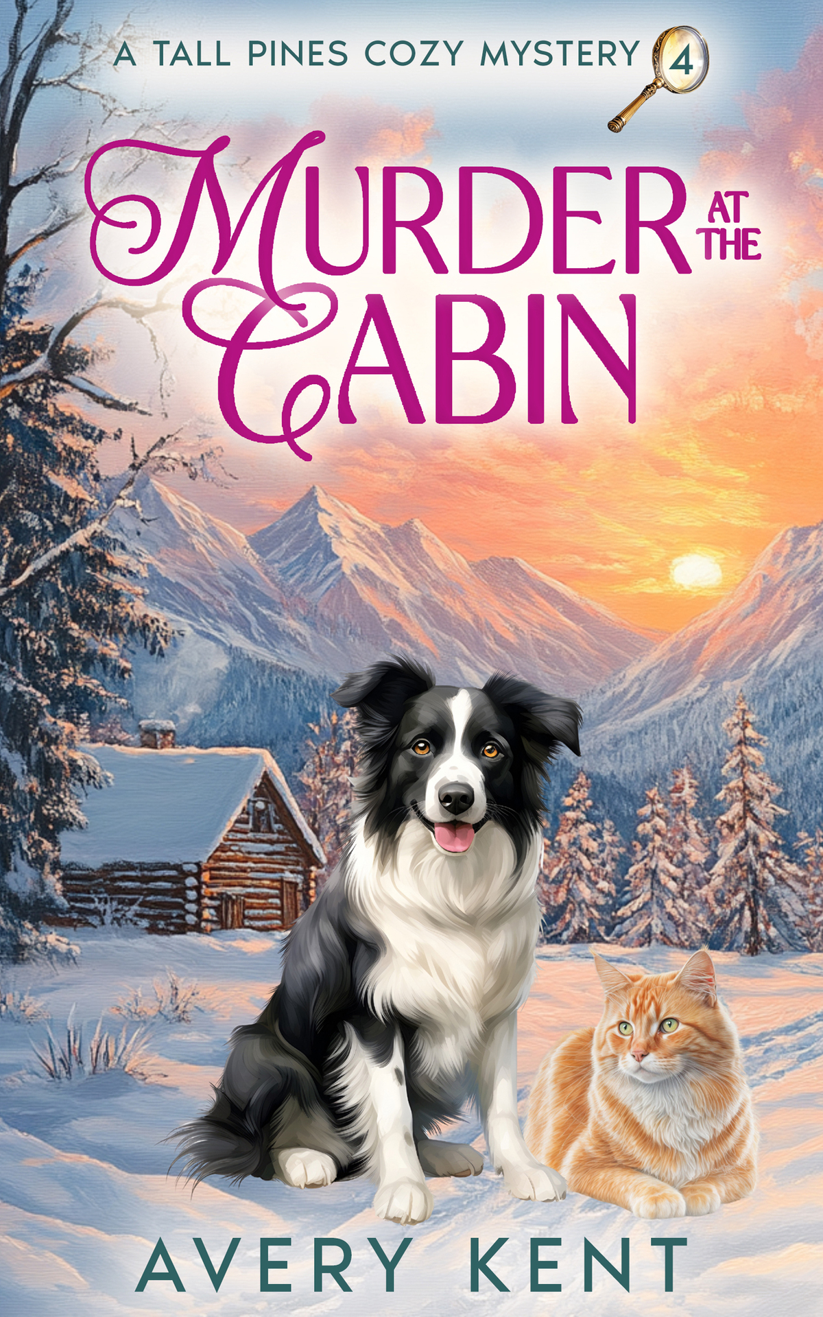 Murder At The Cabin A Tall Pines Cozy Mystery Avery Kent