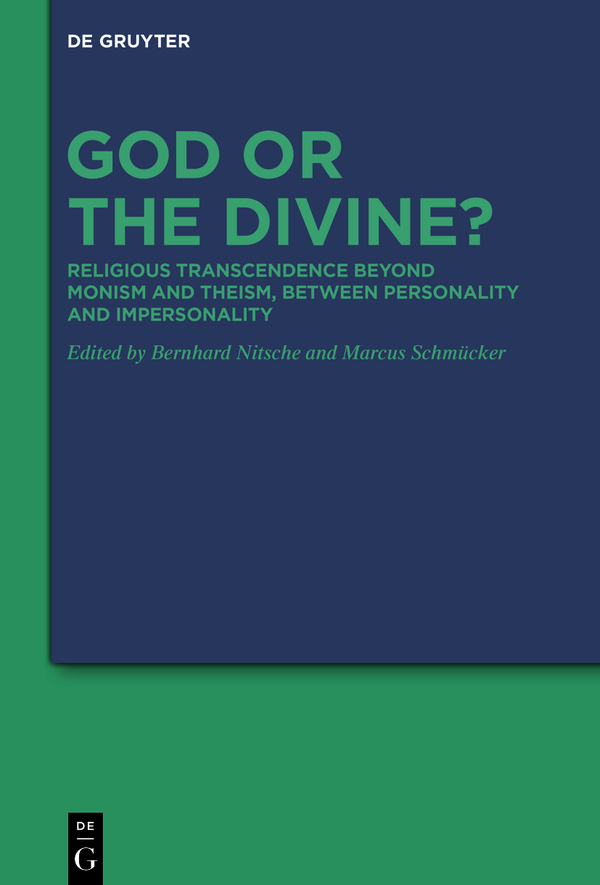 God Or The Divine Bernhard Nitsche Marcus Schmcker