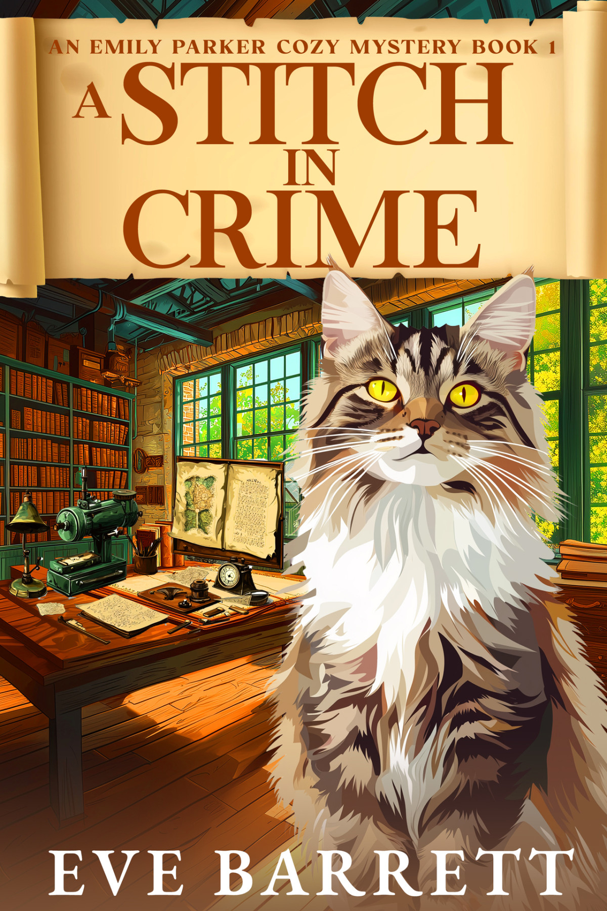 A Stitch In Crime A Wonderfully Clever Cozy Crime Murder Mystery Eve Barrett