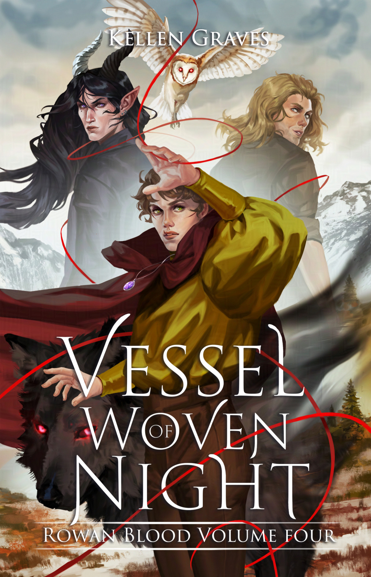 Vessel Of Woven Night Rowan Blood Book 4 Kellen Graves
