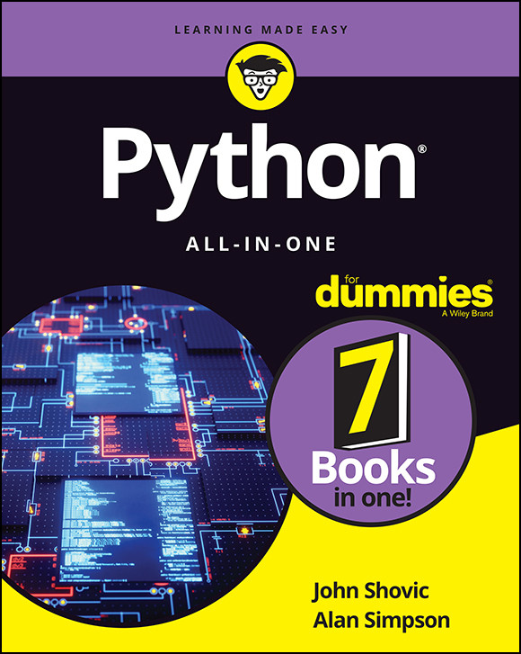Python Allinone For Dummies John Shovic Alan Simpson
