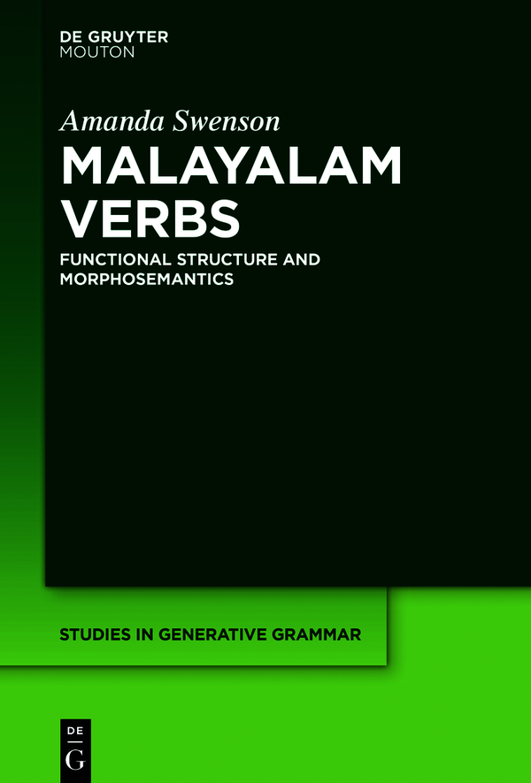 Malayalam Verbs Amanda Swenson