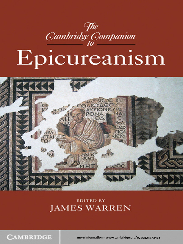 Cambridge Companion To Epicureanism 9781139831970 Warren James Edt