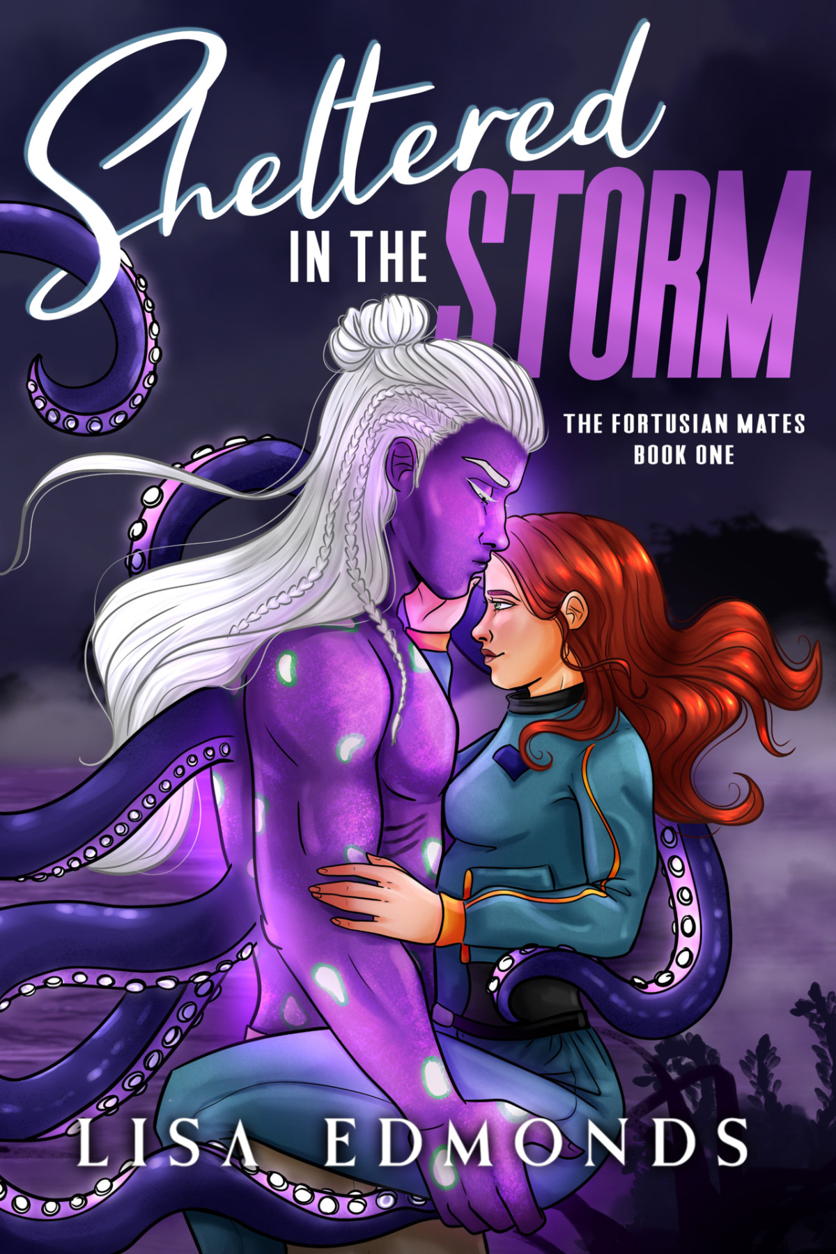 Sheltered In The Storm The Fortusian Mates Book 1 A Cozy Alien Romance Lisa Edmonds