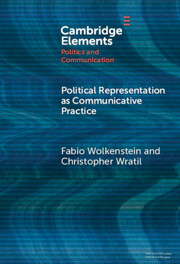 Political Representation As Communicative Practice Fabio Wolkenstein