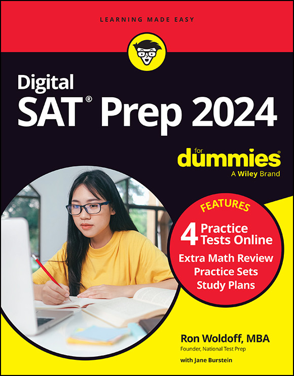 Digital Sat Prep 2024 For Dummies Woldoff Ronburstein Jane R Jane R Burstein