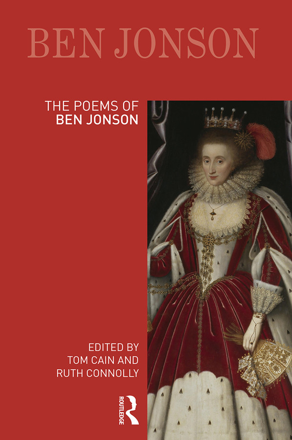 The Poems Of Ben Jonson Tom Cainruth Connolly Ruth Connolly