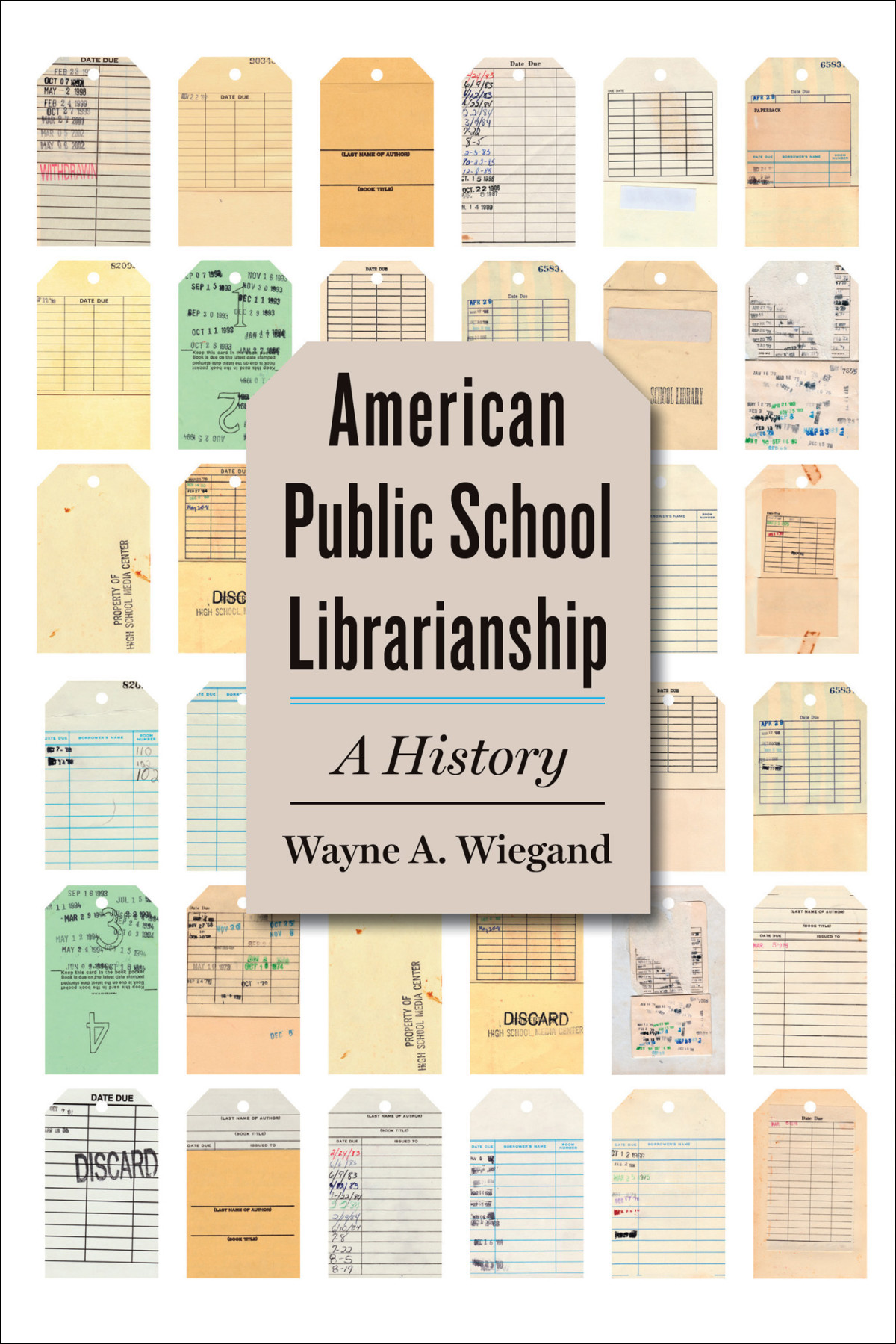 American Public School Librarianship Wayne A Wiegand