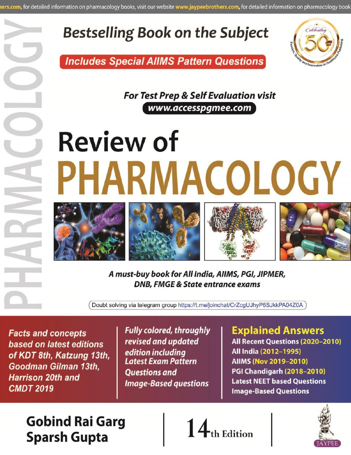 Review Of Pharmacology Dr Gobind Rai Garg Dr Sparsh Gupta