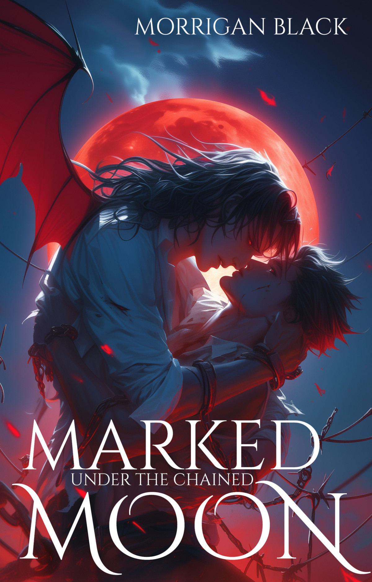 Marked Under The Chained Moon A Mm Mpreg Wolf Shifter Romance Black