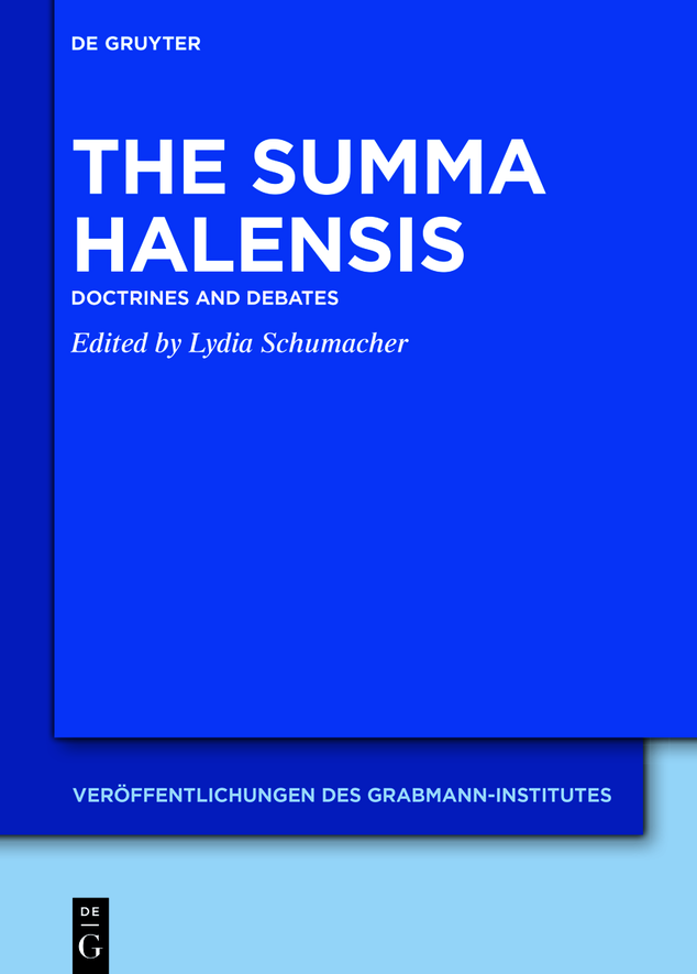 The Summa Halensis Lydia Schumacher