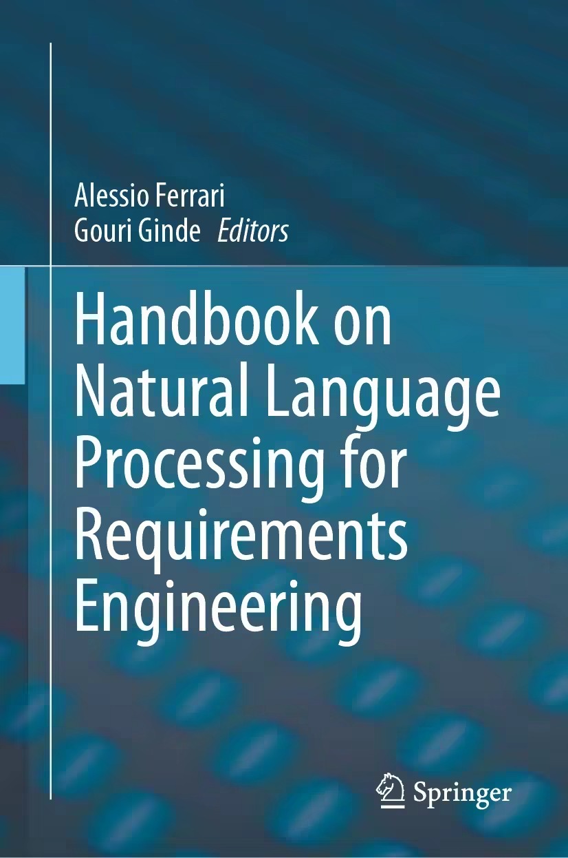 Handbook On Natural Language Processing For Requirements Engineering 2024th Edition Alessio Ferrari
