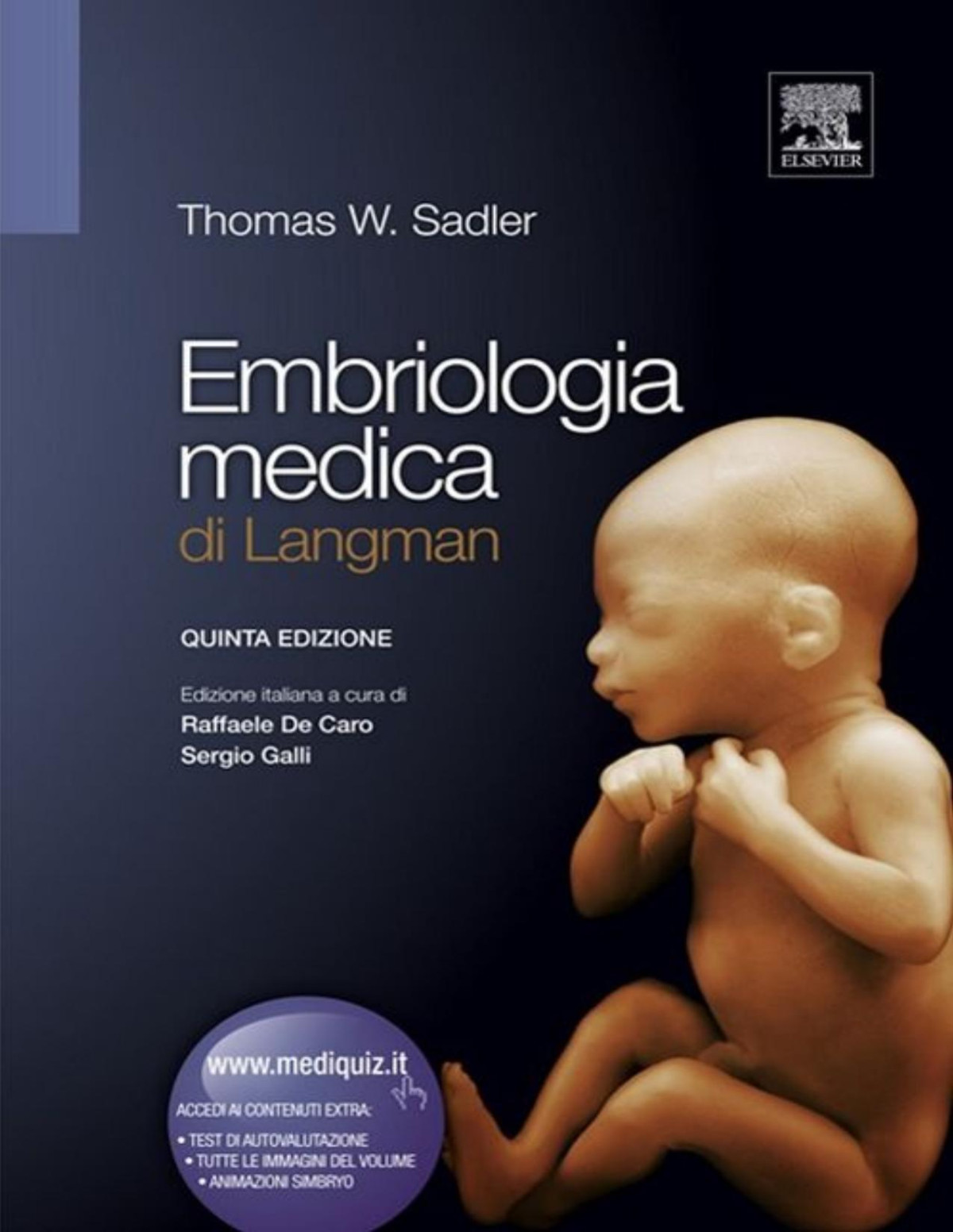 Embriologia Medica Di Langman Collana Universit Italian Edition Sadler