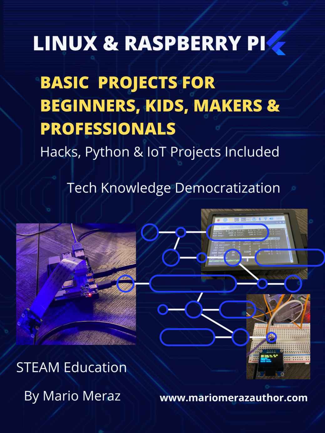 Linux And Raspberry Pi Basic Projects For Beginners Kids Makers Professionals Steam Education Meraz