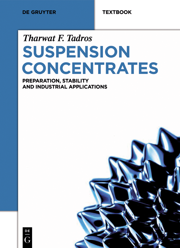 Suspension Concentrates Tharwat F Tadros