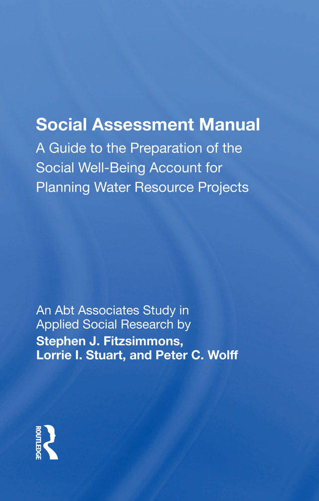 Social Assessment Manual Judith Fitzsimmons Edward Sampson