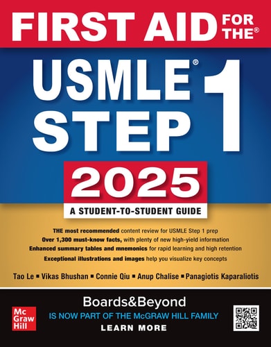 First Aid For The Usmle Step 1 2025 35e Feb 20 20251266346465mcgraw Hillpdf 35th Edition Tao Le