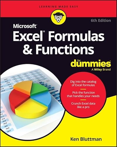 Microsoft 365 Excel Formulas Functions For Dummies 7th Edition Ken Bluttman