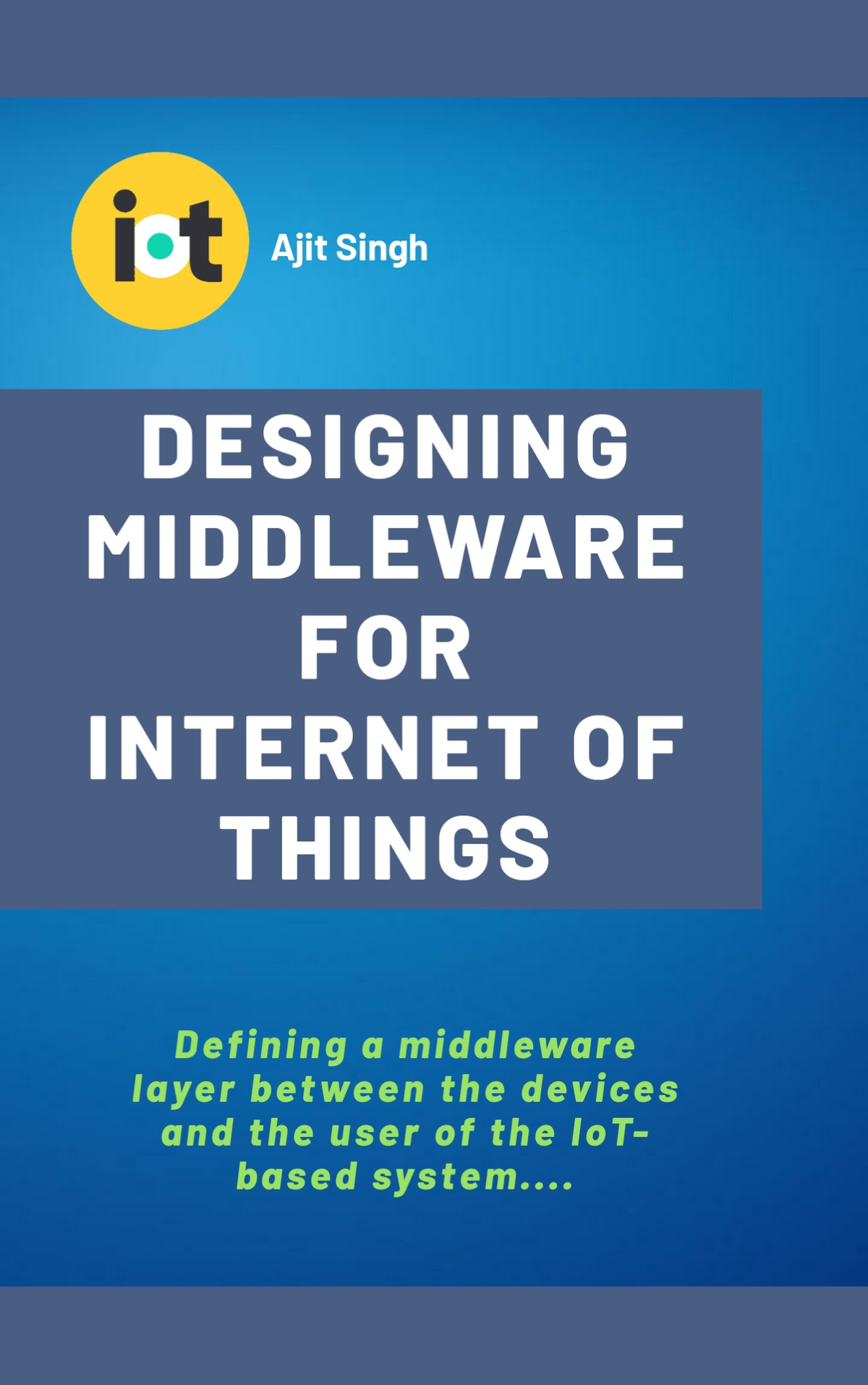 Designing Middleware For Internet Of Things Ajit Singh