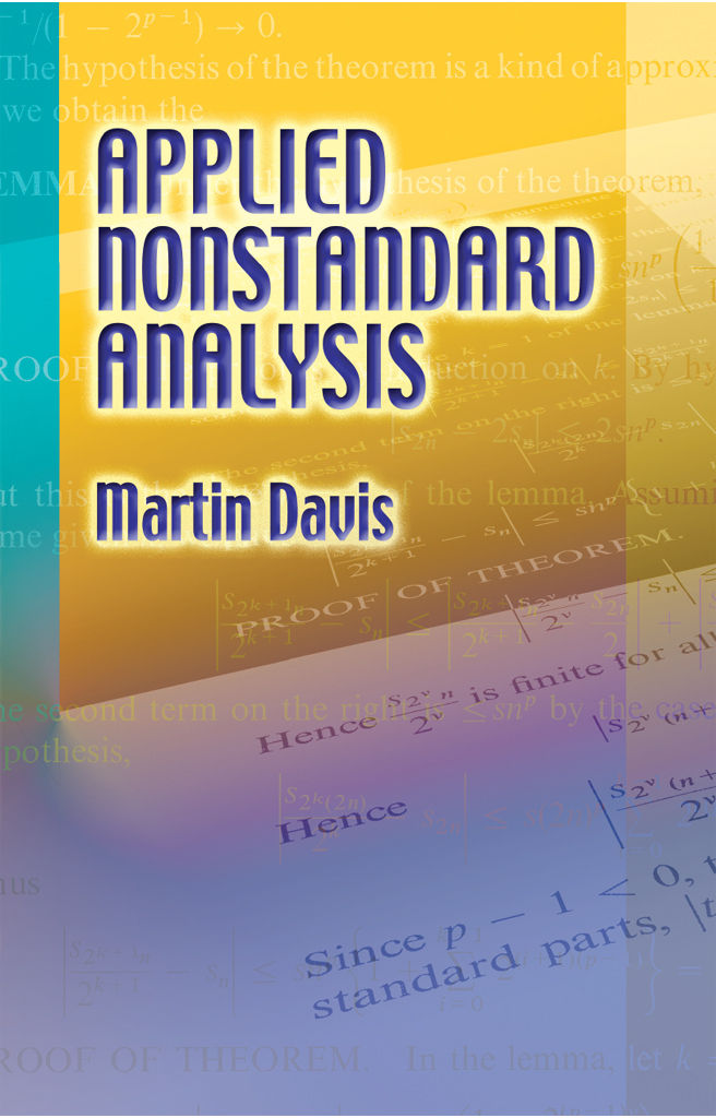Applied Nonstandard Analysis Dover Books On Mathematics Martin Davis