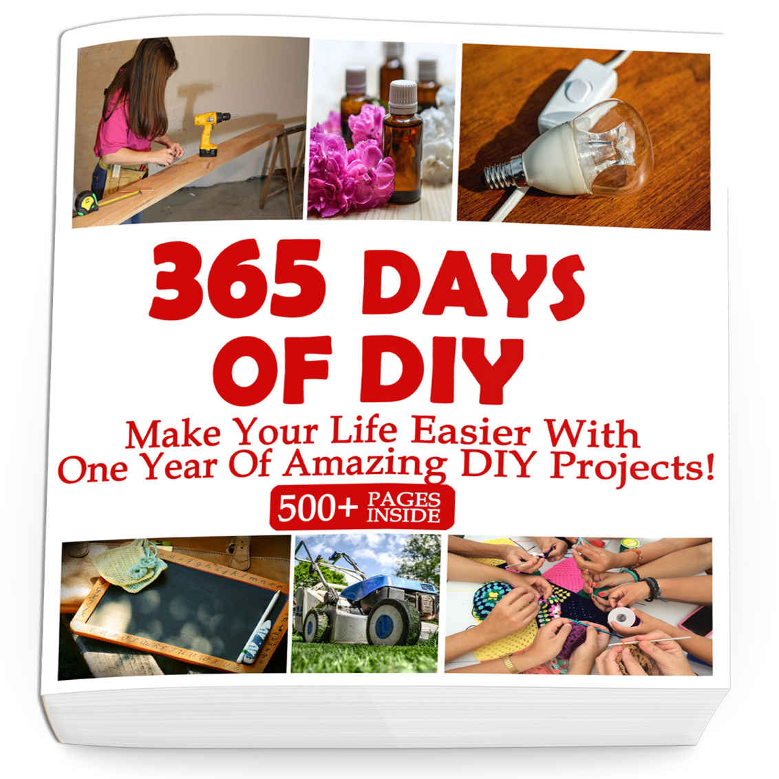 365 Days Of Diy Make Your Life Easier With One Year Of Amazing Diy Projects Diy Household Hacks Diy Cleaning And Organizing Homesteading Greg Rock Annabelle Lois Julianne Link Micheal Keaton Nathan Eliot Helen Vicks