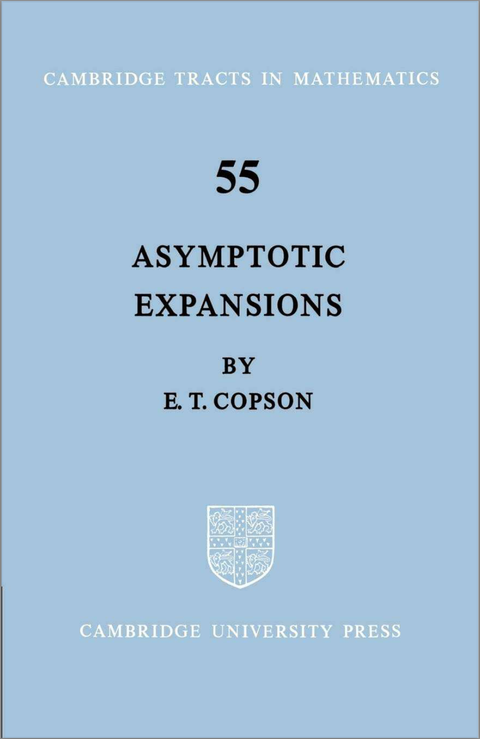 Asymptotic Expansions Edward Thomas Copson