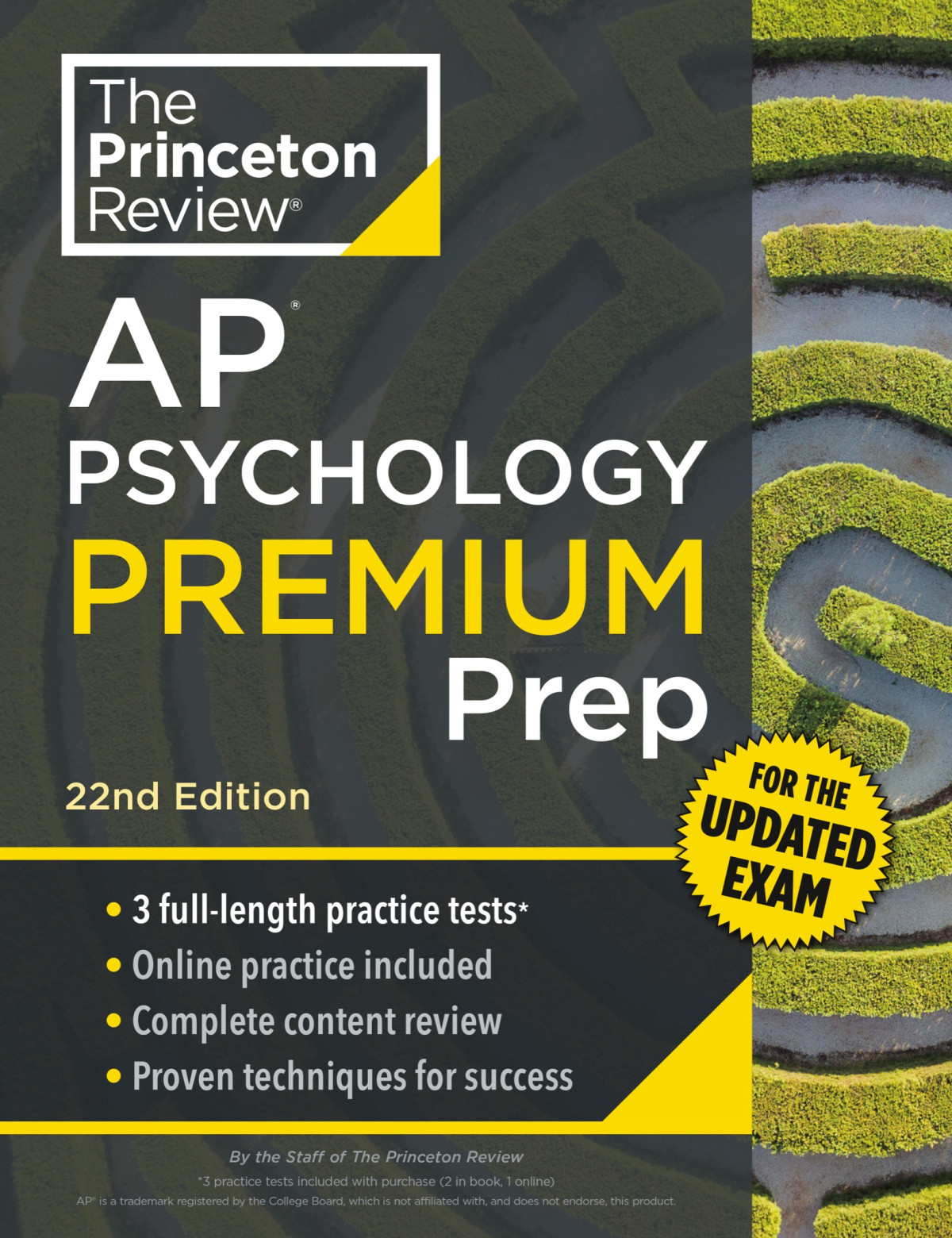 Princeton Review Ap Psychology Premium Prep 2 For The New 2025 Exam 3 Practice Tests Digital Practice Content Review The Princeton Review