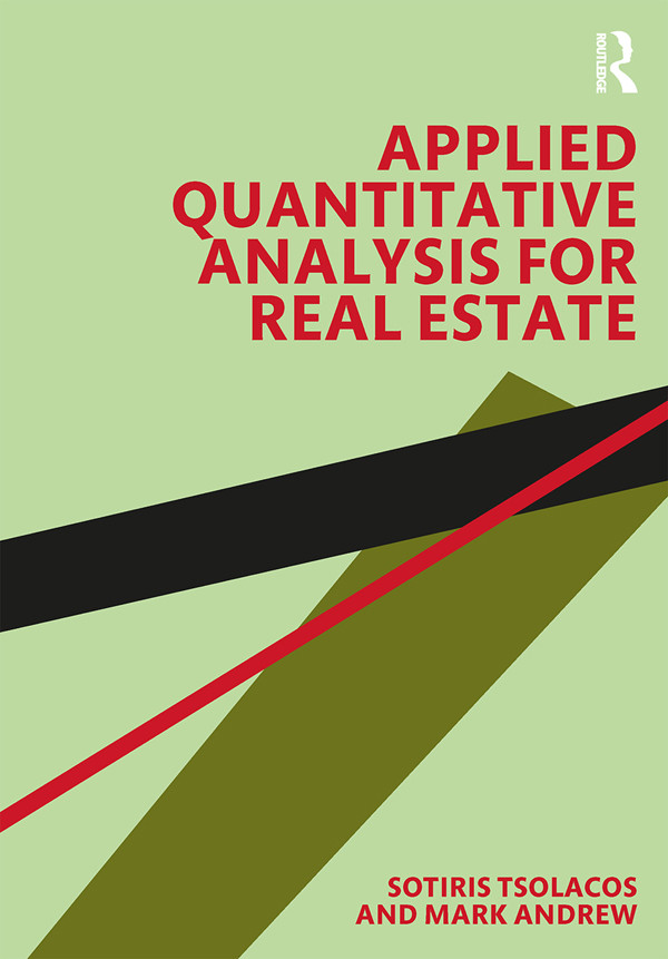 Applied Quantitative Analysis For Real Estate Tsolacos Sotiris Andrew