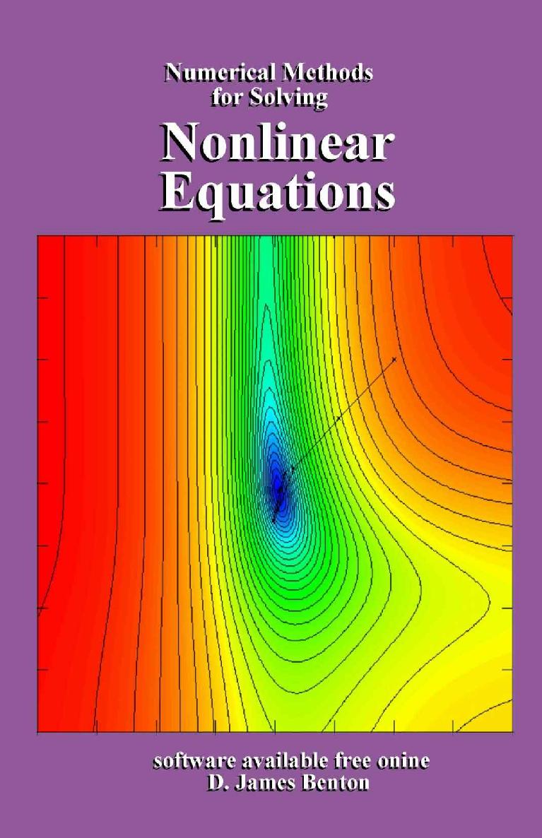 Nonlinear Equations Numerical Methods For Solving D James Benton
