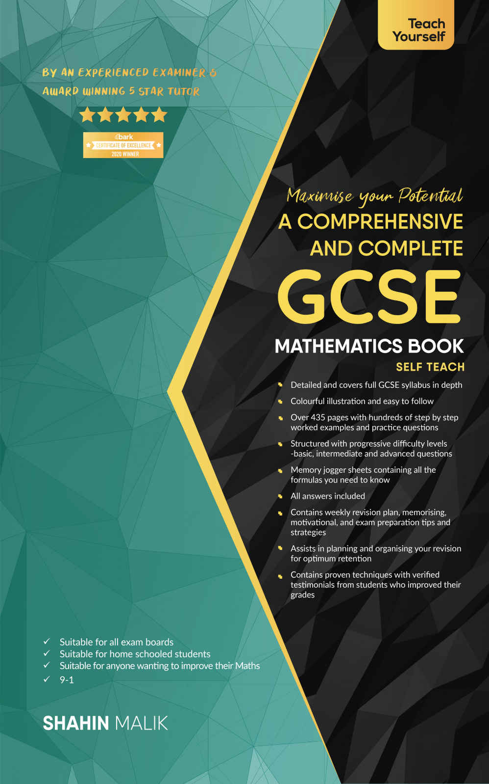 A Comprehensive And Complete Gcse Mathematics Book Self Teach Malik