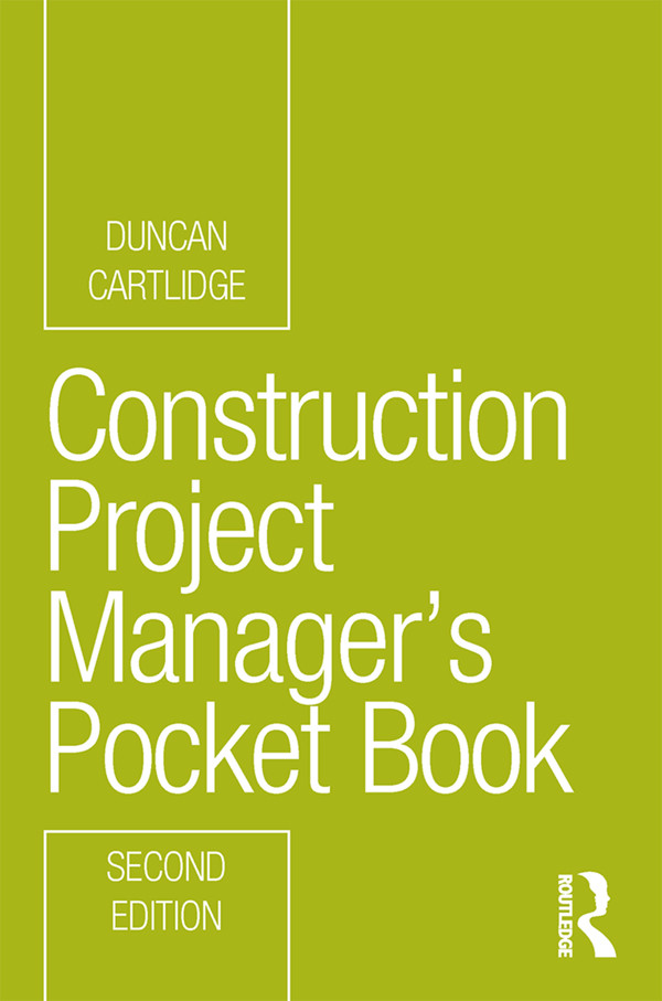 Construction Project Managers Pocket Book Cartlidge Duncan