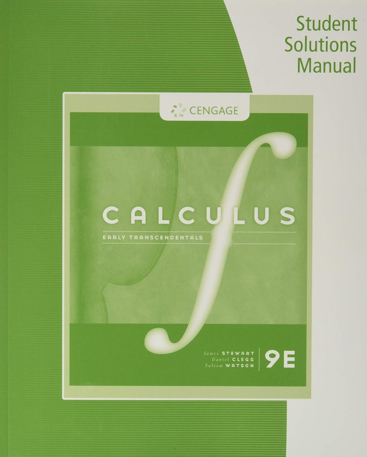 Calculus Early Transcendentals Student Solutions Manual James Stewart 9th Edition 9th Edition James Stewart